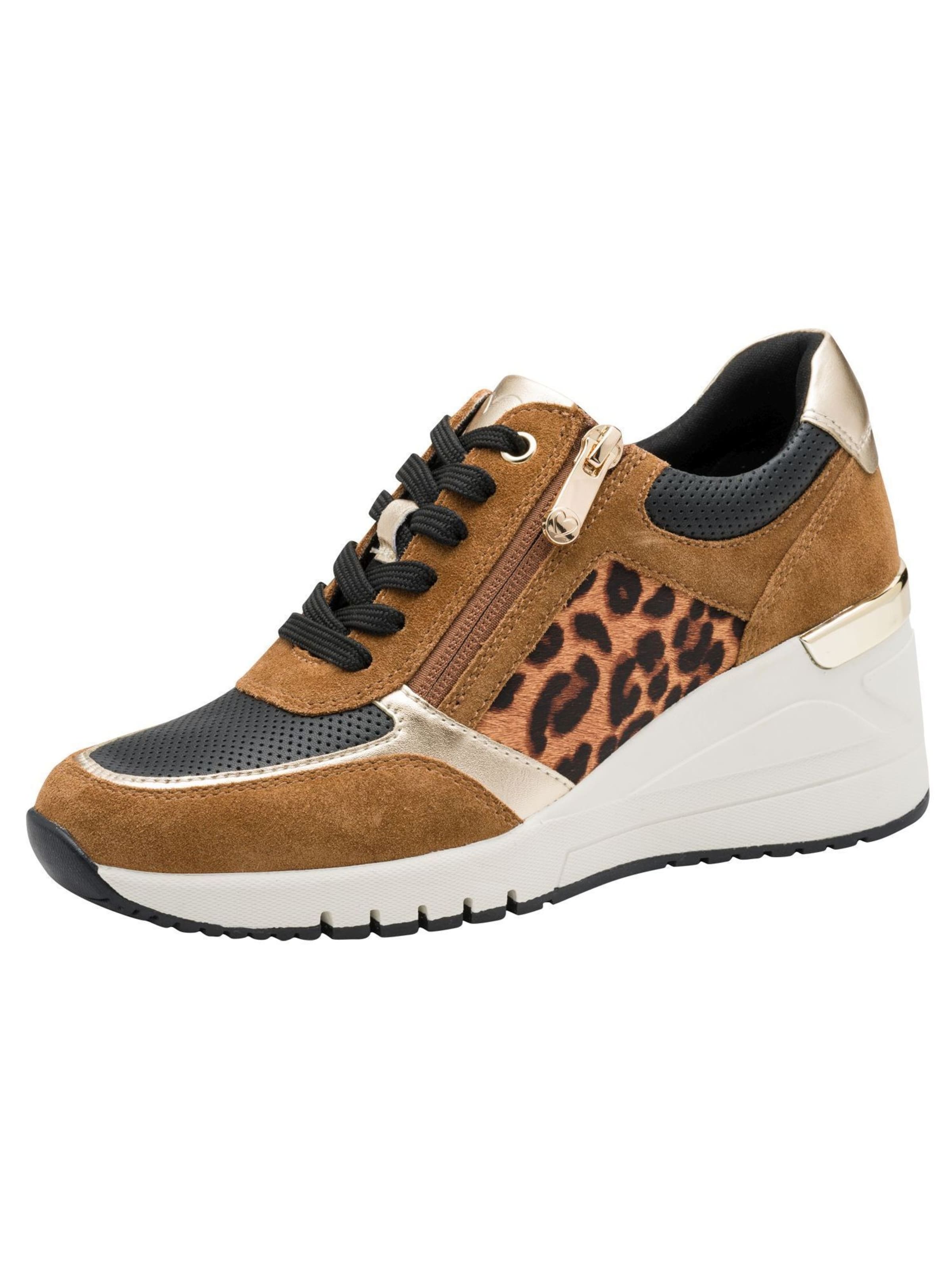 Baskets basses MARCO TOZZI en marron : devant