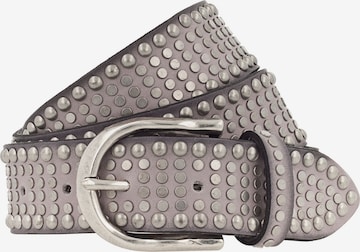 Ceinture b.belt Handmade in Germany en gris : devant