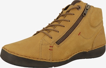 JOSEF SEIBEL Veterlaarsjes 'Fergey 67' in Geel: voorkant