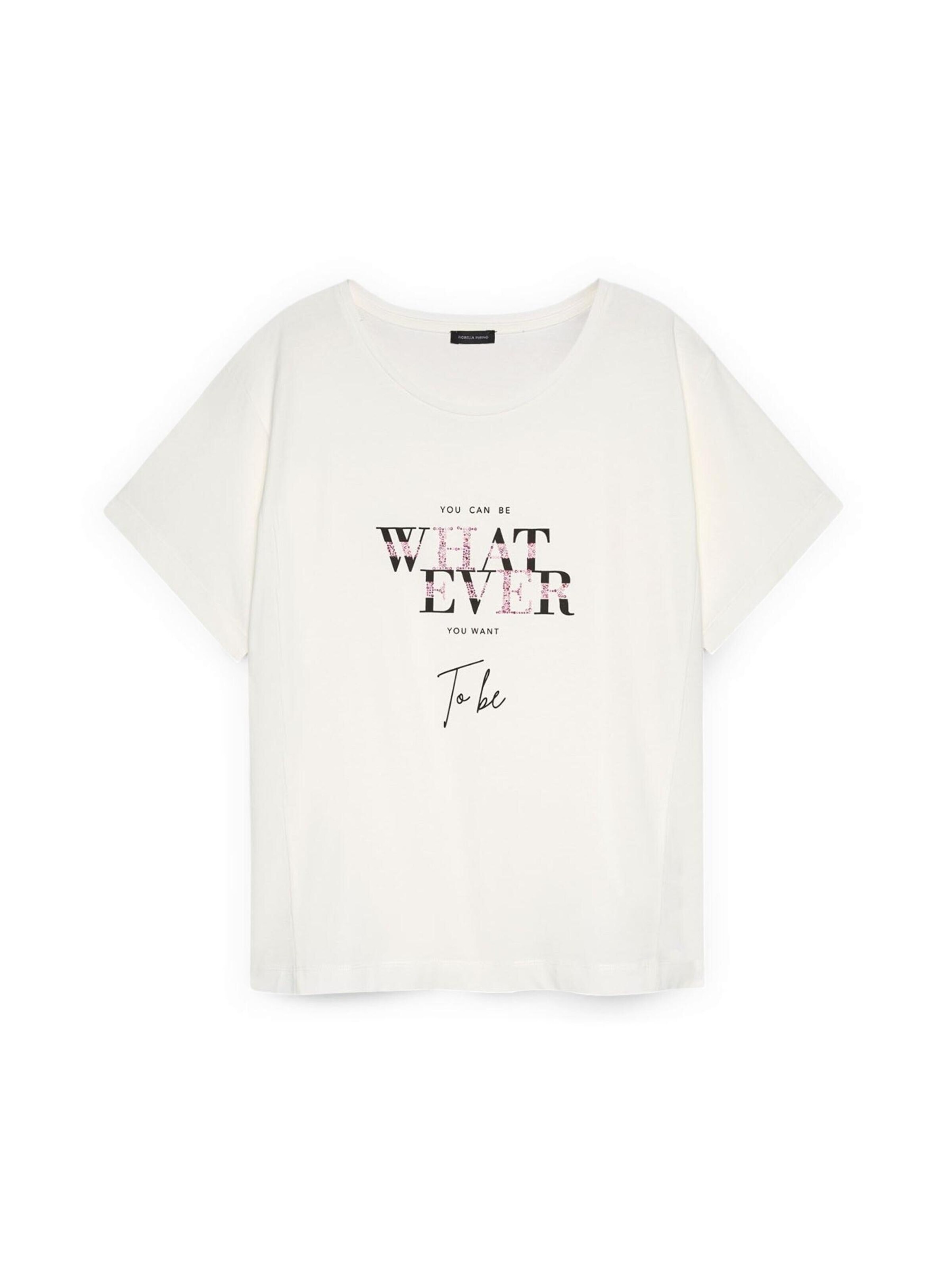 Fiorella Rubino - Camiseta en blanco: frente