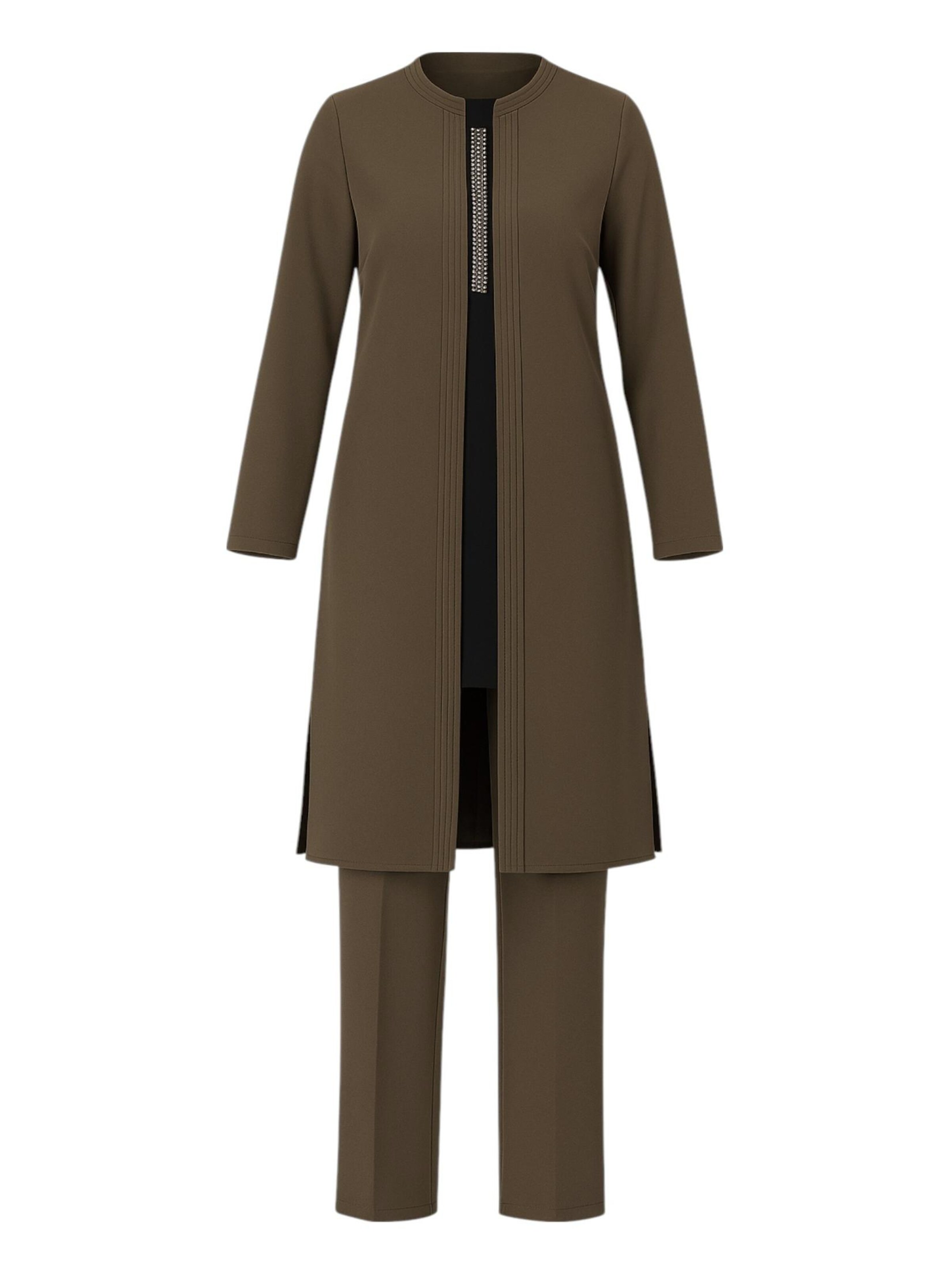 fashionshowcase Hosenanzug 'NAZAN'‌‌‌ in Grün: Vorderseite