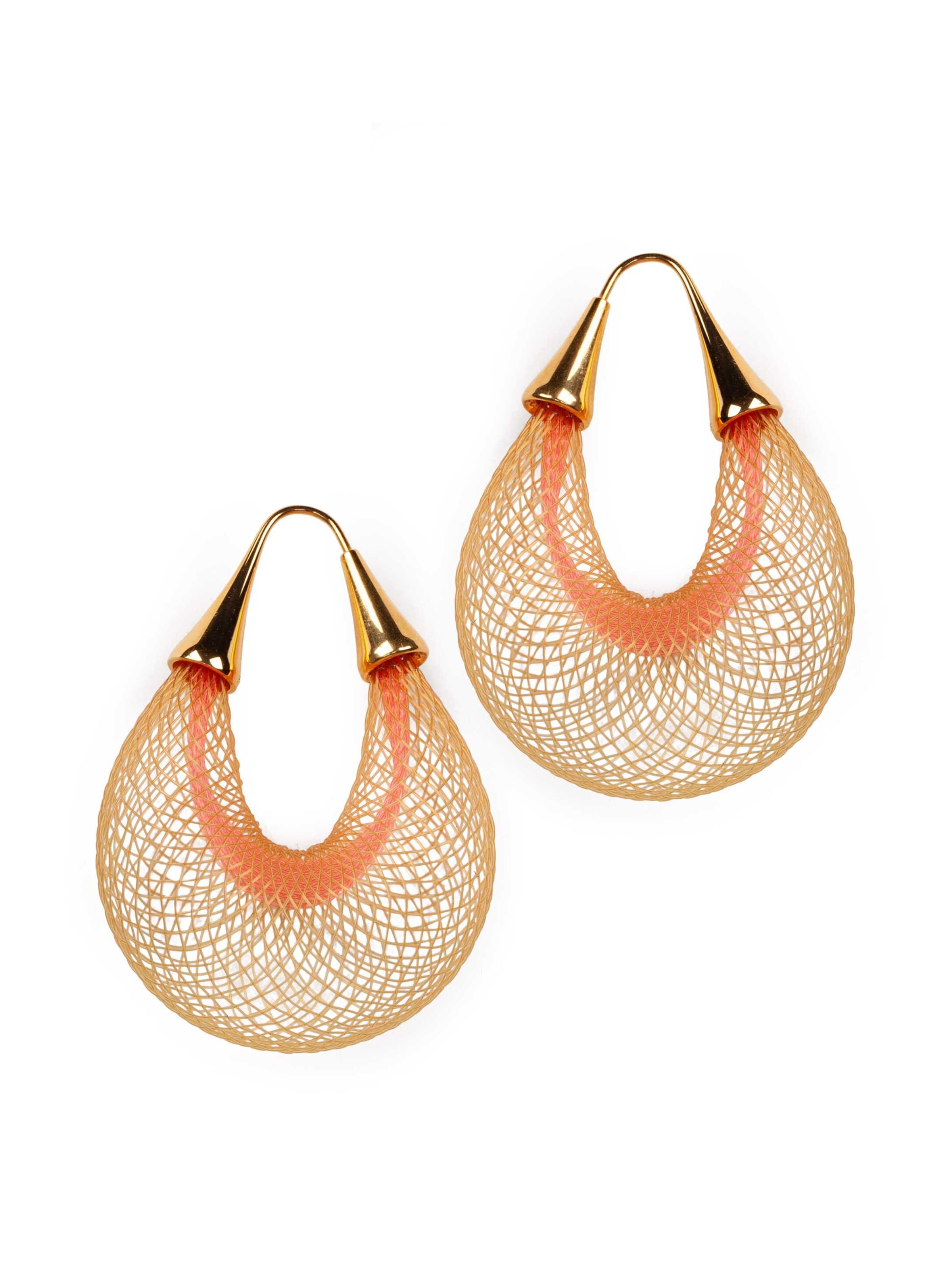 Gretchen Ohrringe 'Vlum Loop' in Gold: Vorderseite