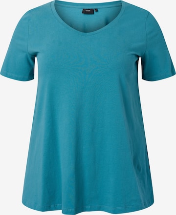 T-shirt Zizzi en bleu : devant