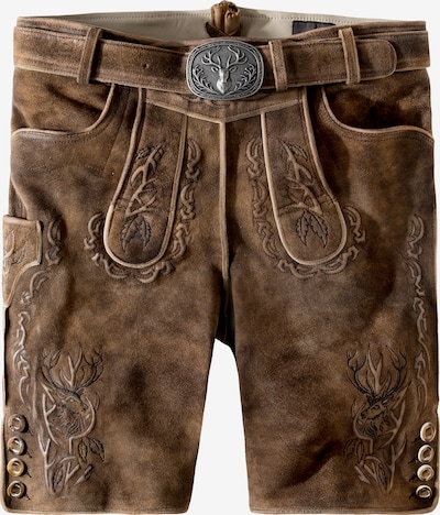 STOCKERPOINT Trachtenshorts 'Lewis' in 44 in braun, Produktansicht