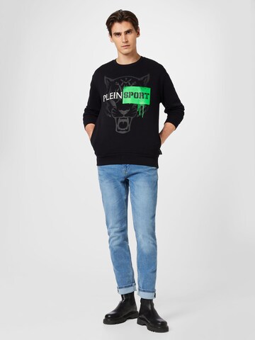 Plein Sport Sweatshirt 'Tiger' in Black
