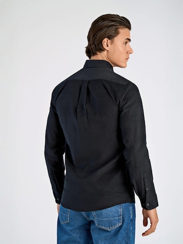 Lindbergh Regular fit Overhemd in Zwart