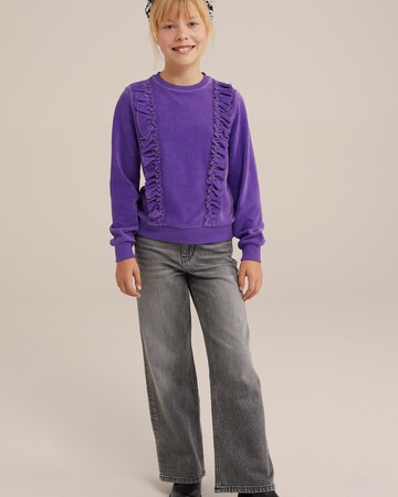 Sweat-shirt WE Fashion en violet