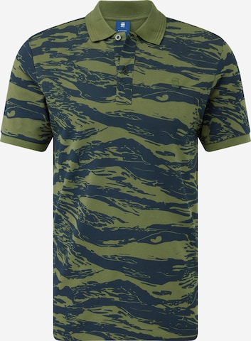 Tricou 'Dunda' de la G-Star RAW pe verde: față