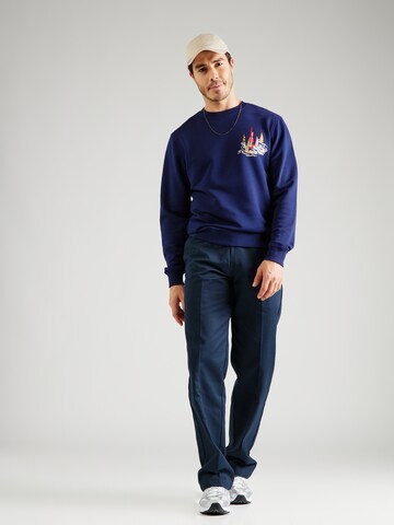 SCOTCH & SODA Sweatshirt i blå