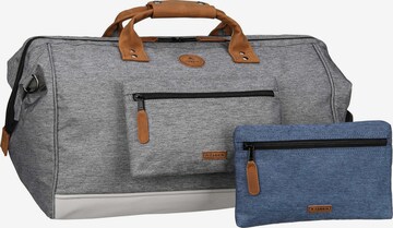Cabaia Travel Bag in Grey: front