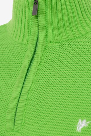 DENIM CULTURE Пуловер 'DINA' в зелено
