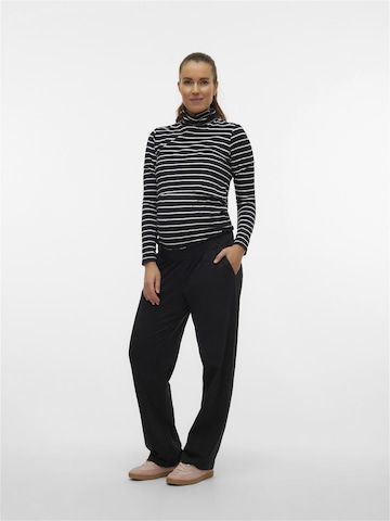 MAMALICIOUS Regular Pants 'LIVY' in Black