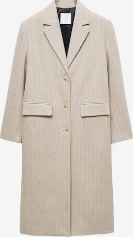 Manteau mi-saison 'diplo' MANGO en beige : devant