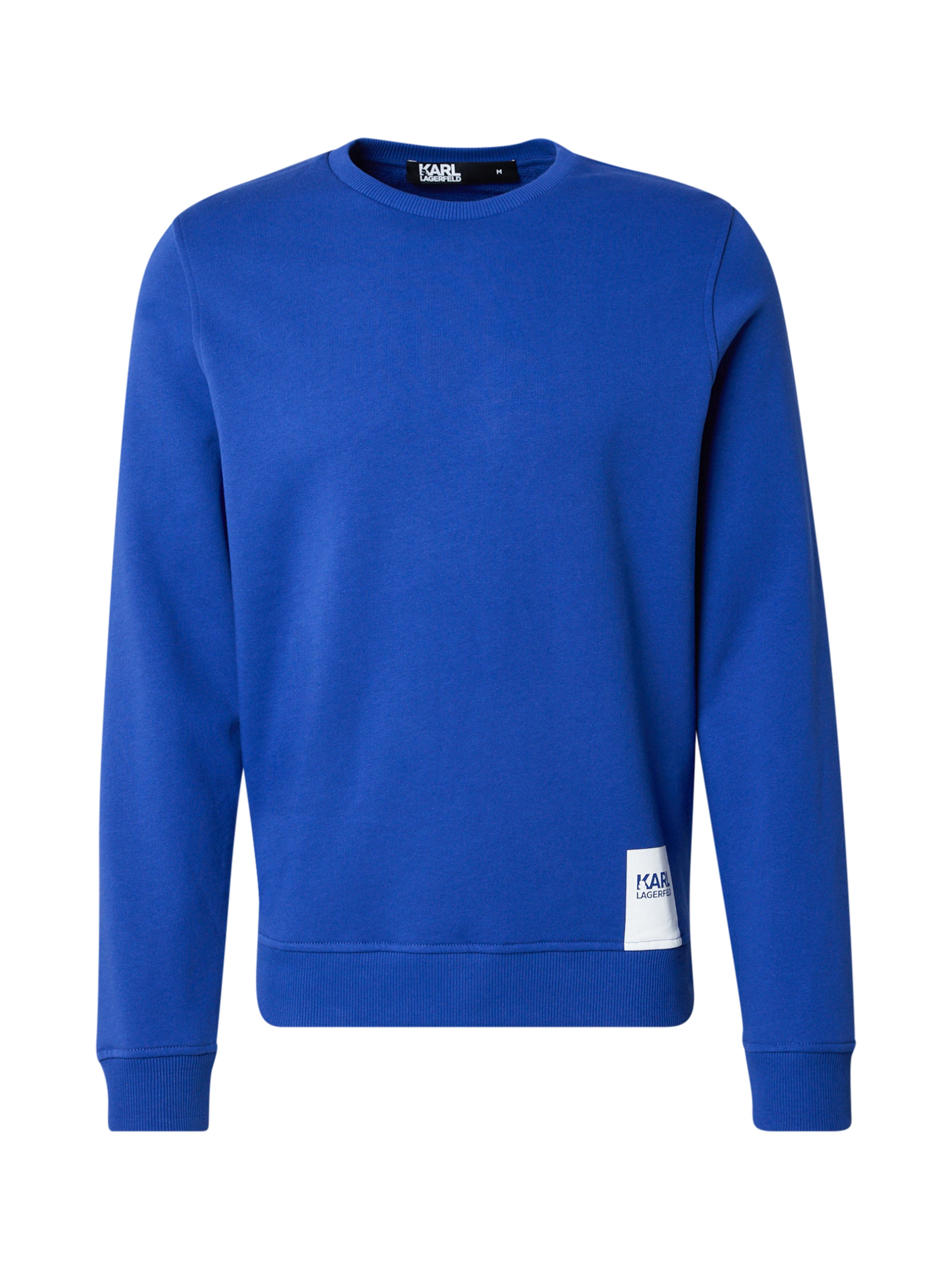 Sweat-shirt Karl Lagerfeld en bleu : devant