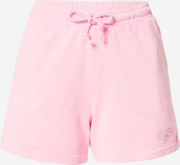 Regular Pantalon 'MORE FUN' BILLABONG en rose : devant