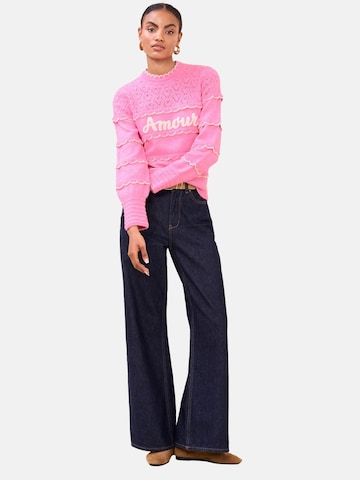 Lipsy Пуловер в розово: отпред