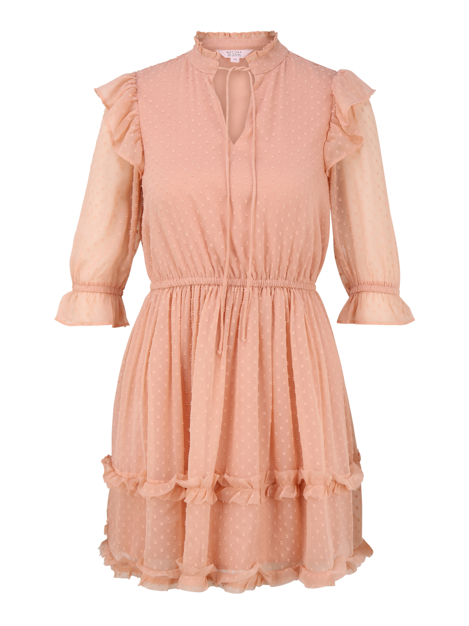 KyqNy Abbigliamento Miss Selfridge Petite Abito DOBBY in Rosa Chiaro KyqNy Abbigliamento Miss Selfridge Petite Abito DOBBY in Rosa Chiaro