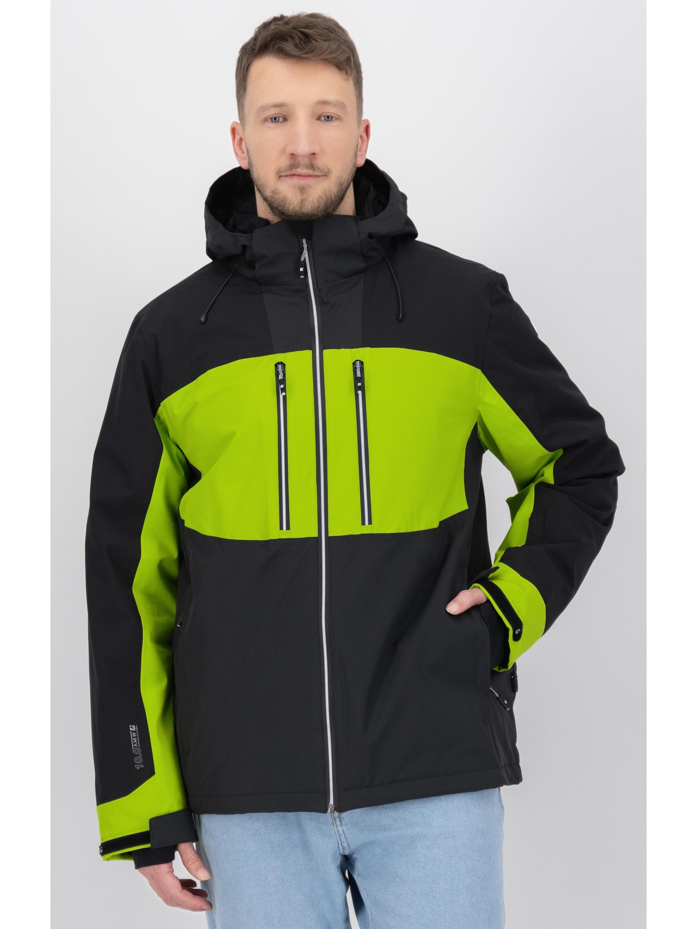 KILLTEC Winterjas 'KSW 465' in Groen: voorkant