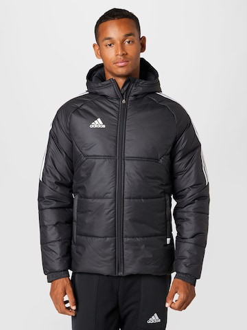 ADIDAS SPORTSWEAR Athletic Jacket 'Condivo 22 Winter' in Black: front