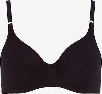 BeeDees Bra 'Bügel-BH Rock'n'Roll W' in Black: front