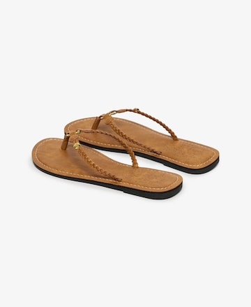 Superdry & Co T-bar sandals in Brown