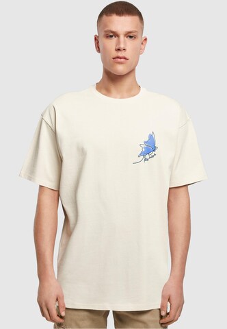 Merchcode T-Shirt 'Fly High' in Beige: predná strana