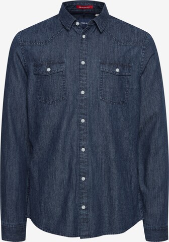 BLEND Button Up Shirt 'Nantes' in Blue: front