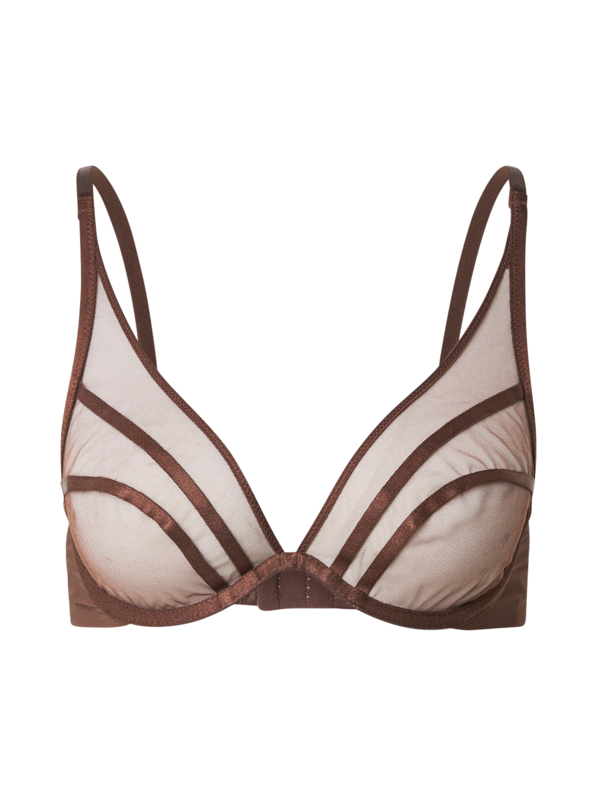 Hunkemöller Bralette Bra 'Rianne' in Brown: front