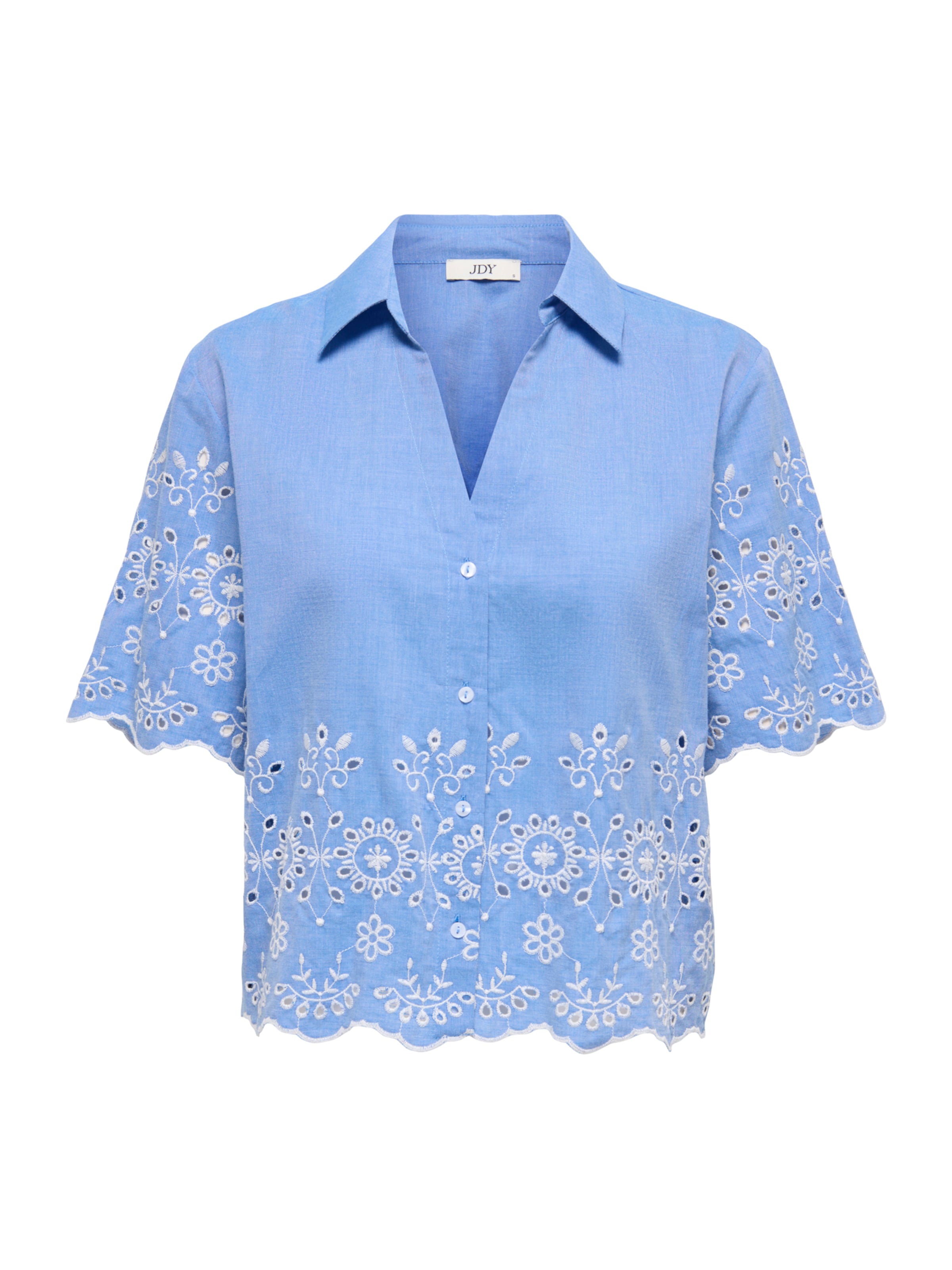 JDY Blusa 'JDYMARINA' en azul / blanco, Vista del producto