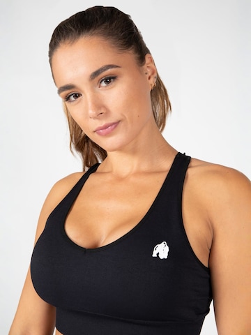 Bustier Soutien-gorge de sport Gorilla Wear en noir