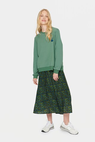 SAINT TROPEZ Sweatshirt 'Arial' i grøn