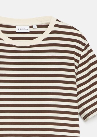 COMMA T-Shirt in Braun