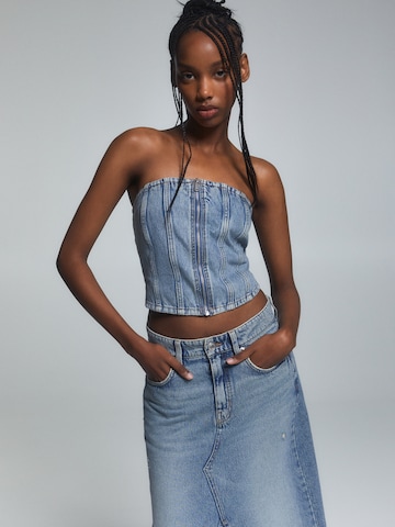 Pull&Bear Top in Blau: predná strana