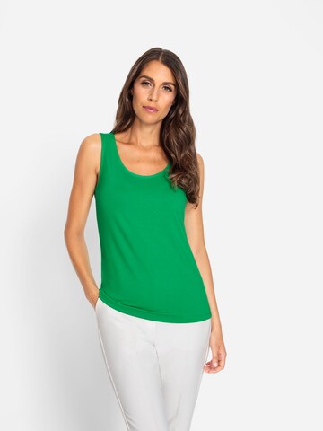Top di heine in verde: frontale