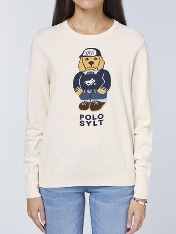 Polo Sylt Pullover in Weiß