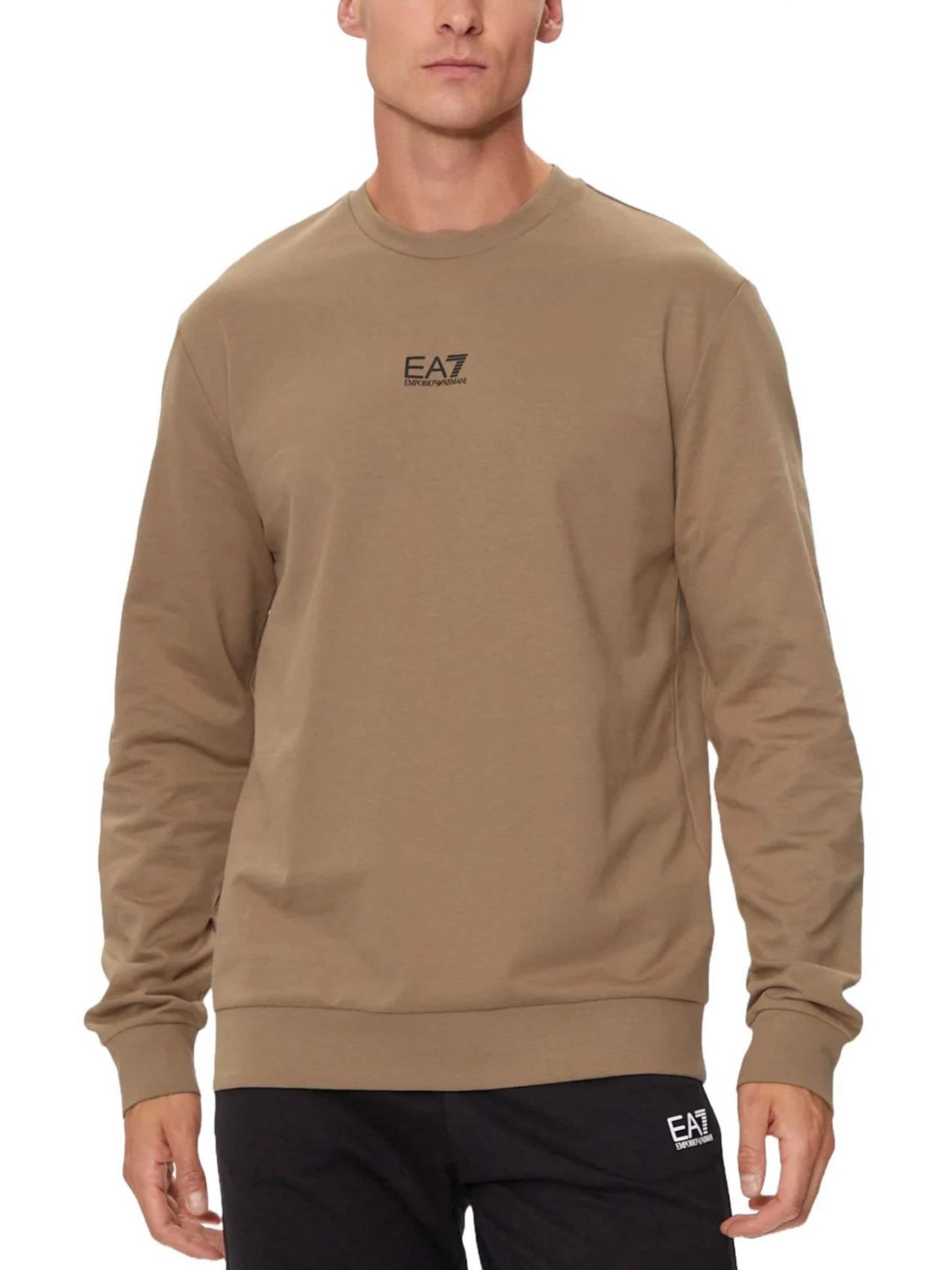 Felpa di Emporio Armani in beige: frontale