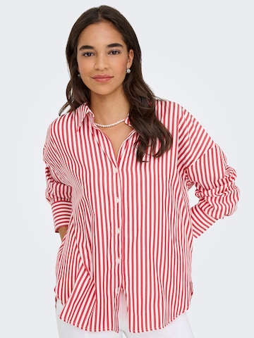 sarkans JDY Blūze 'JDYVESPER': no priekšpuses