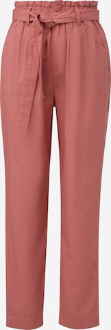 Effilé Pantalon à pince QS en orange : devant