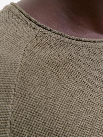 JACK & JONES Sweater 'Hill' in Brown