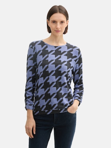 TOM TAILOR Shirt in Blauw: voorkant
