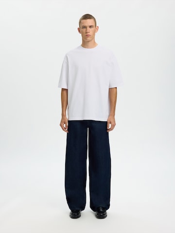 Maglietta 'SLHASPEN' di SELECTED in bianco