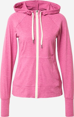 Marika - Sudadera con cremallera deportiva 'DANNI' en rosa: frente