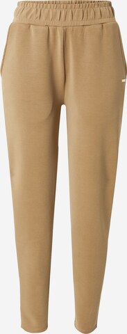 Athlecia Tapered Sportbroek in Bruin: voorkant