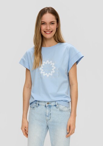 s.Oliver Shirt in Blauw: voorkant