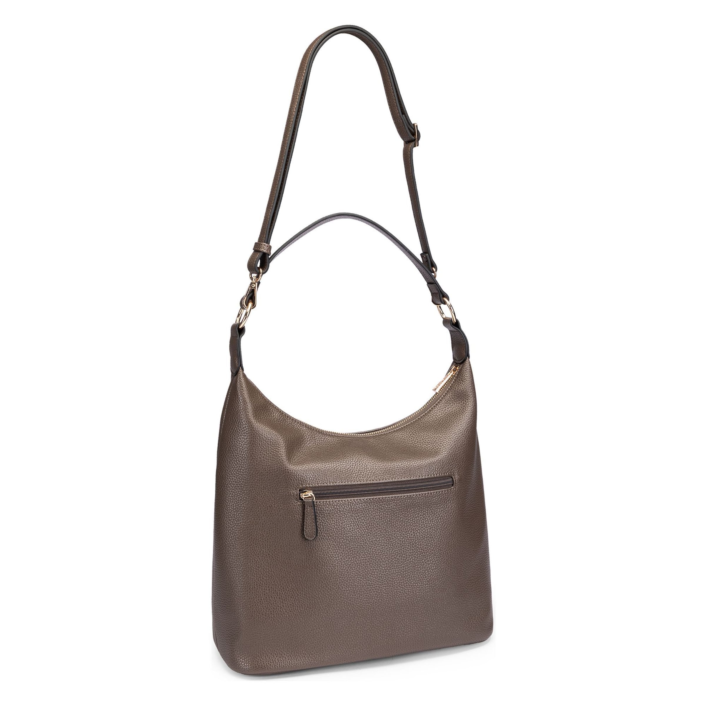 L.CREDI Schultertasche 'Maite' in Braun