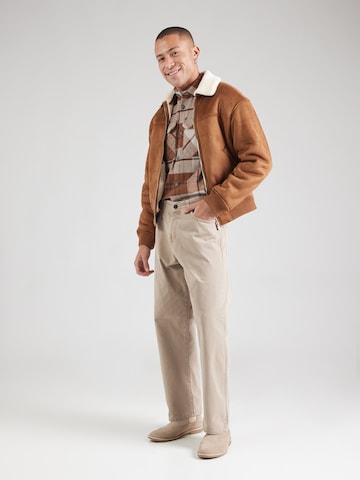 JACK & JONES Loosefit Τζιν 'JPSTALEX JJORIGINAL' σε μπεζ