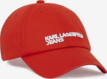 raudona KARL LAGERFELD JEANS Kepurė: priekis