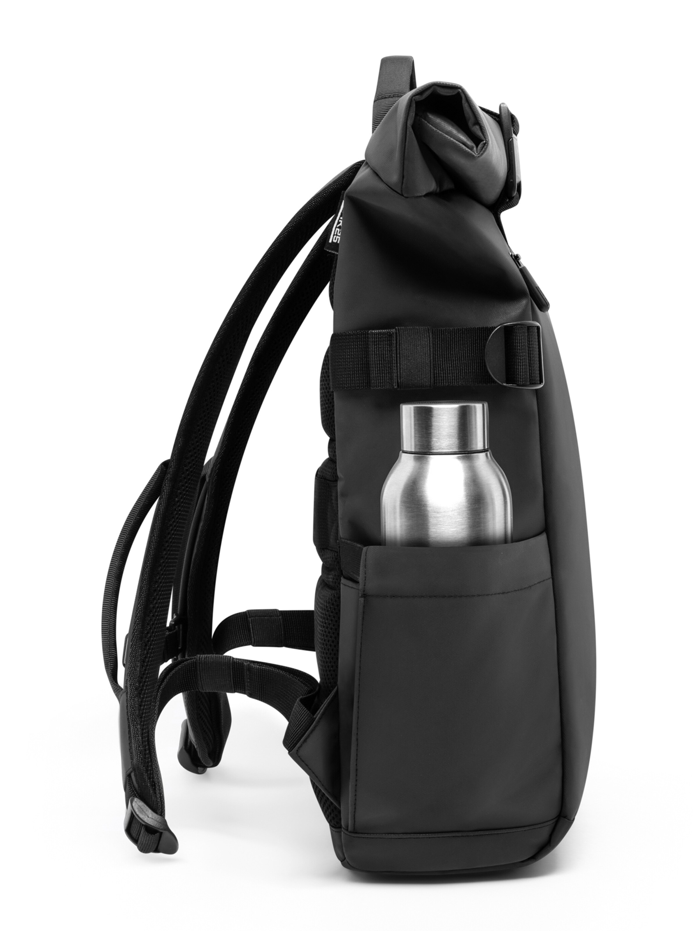 OAK25 Batoh 'Luminite Rolltop Lite' - Čierna