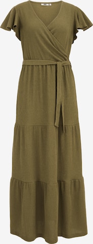 WE Fashion Dress in Green: front