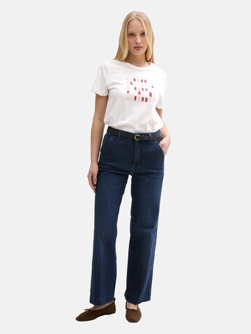 TOM TAILOR T-Shirt in Weiß